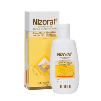 Nizoral, szampon leczniczy, 60 ml 