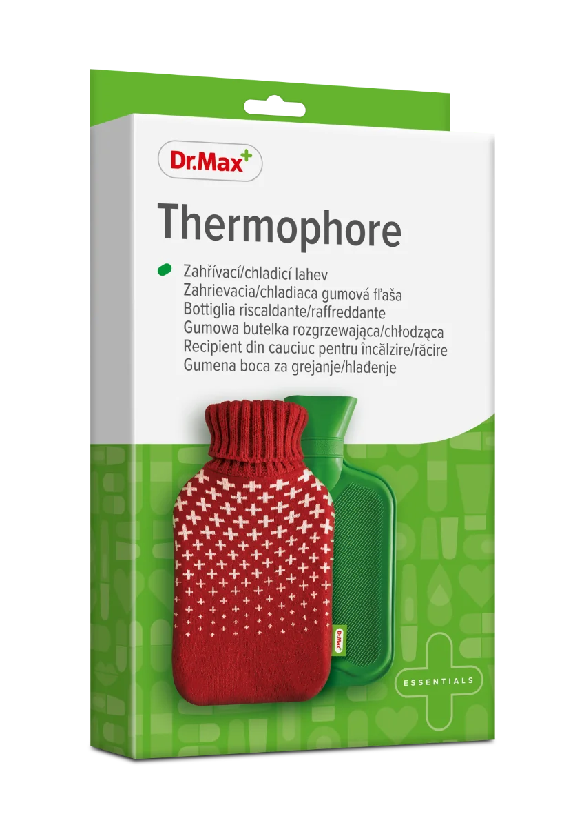 Termofor gumowy w pokrowcu Dr.Max 2L