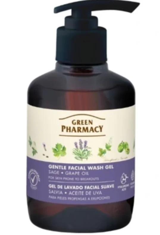 Green Pharmacy delikatny żel do mycia ciała aloes i olej lniany, 270 ml