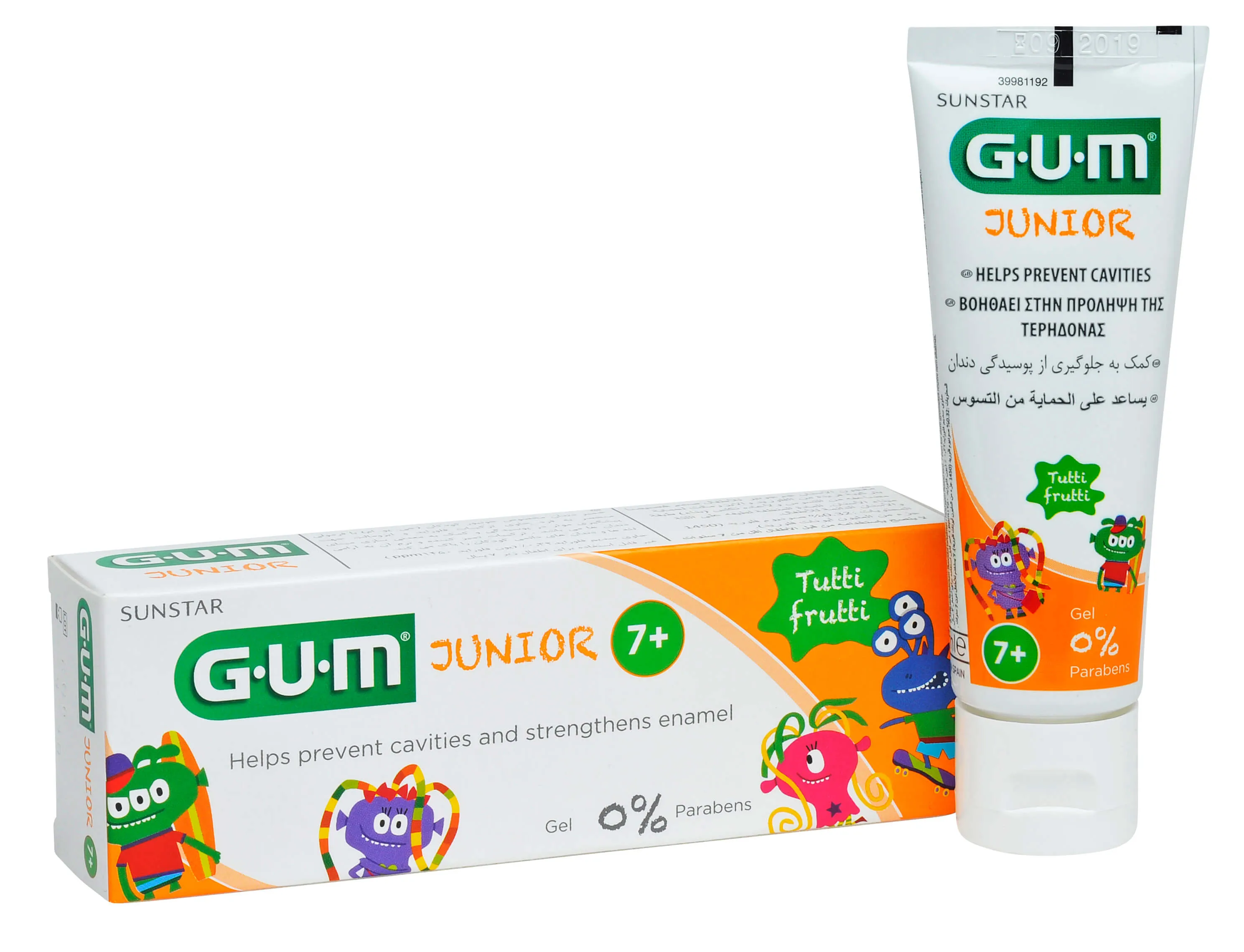 Sunstar Gum Junior, pasta do zębów dla dzieci w wieku powyżej 7 lat, 50 ml