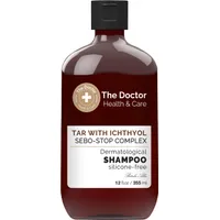 The Doctor Health & Care szampon przeciw przetłuszczaniu się włosów Dziegieć i Ichtiol, 355 ml