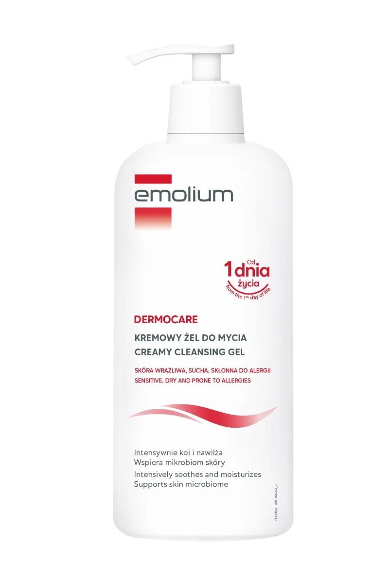 Emolium Dermocare krem żel do mycia, 400 ml