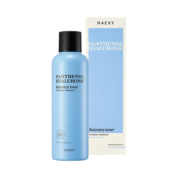 Naexy Panthenol Hyaluronic silnie nawilżający tonik do twarzy, 200 ml