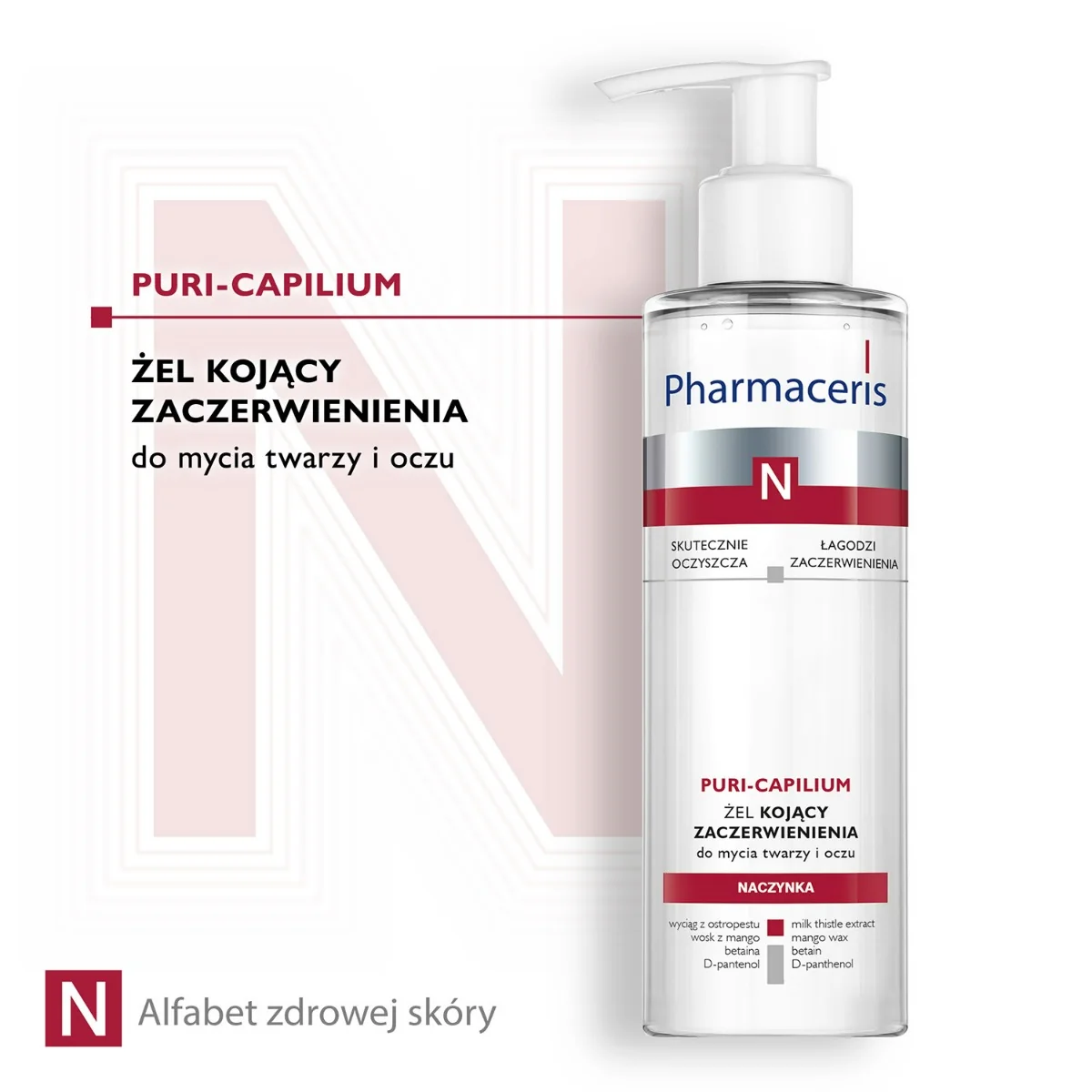 Pharmaceris N Puri-Capilium żel myjący, 190 ml