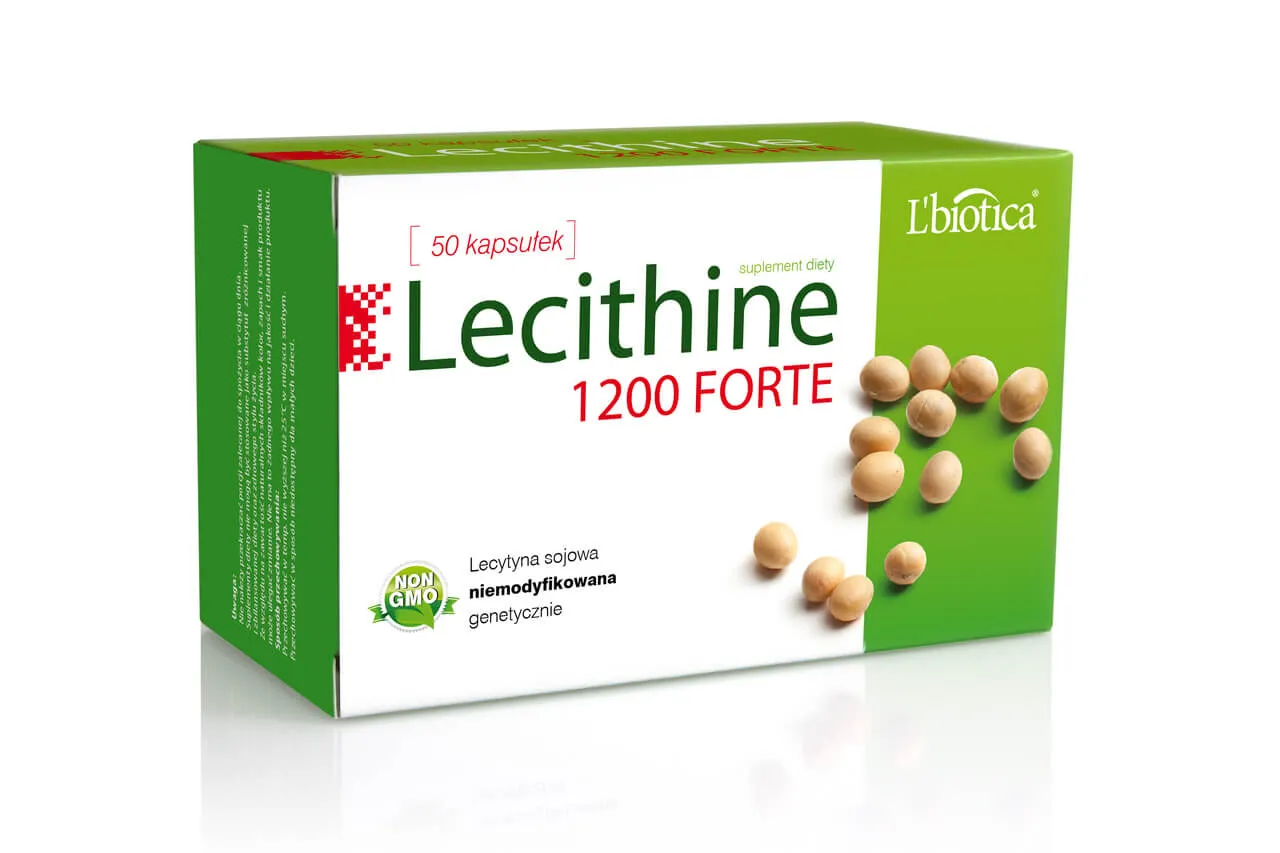 Lecithine 1200 Forte, suplement diety, 50 kapsułek