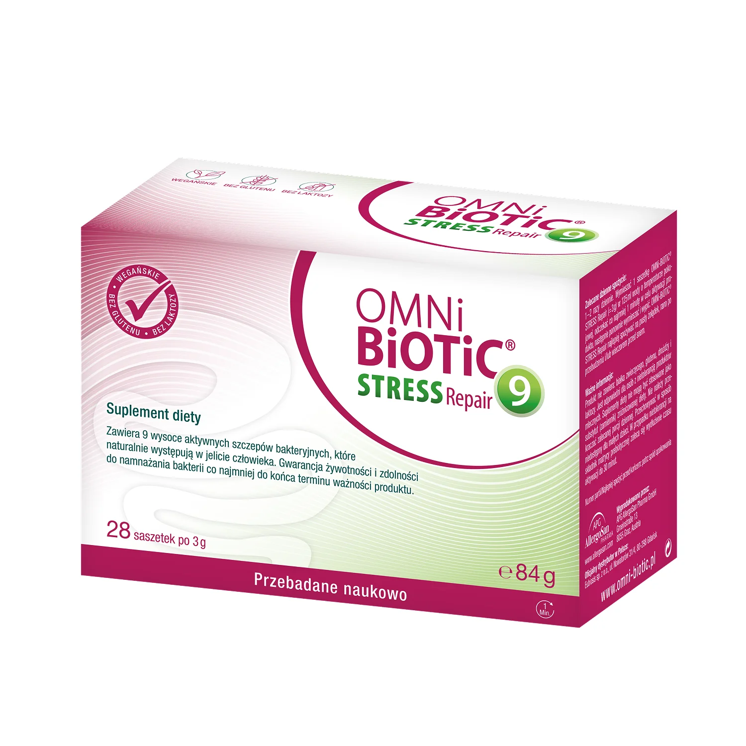OMNi-BiOTiC® STRESS Repair 9 suplement diety, proszek w saszetkach, 28 szt. x 3 g