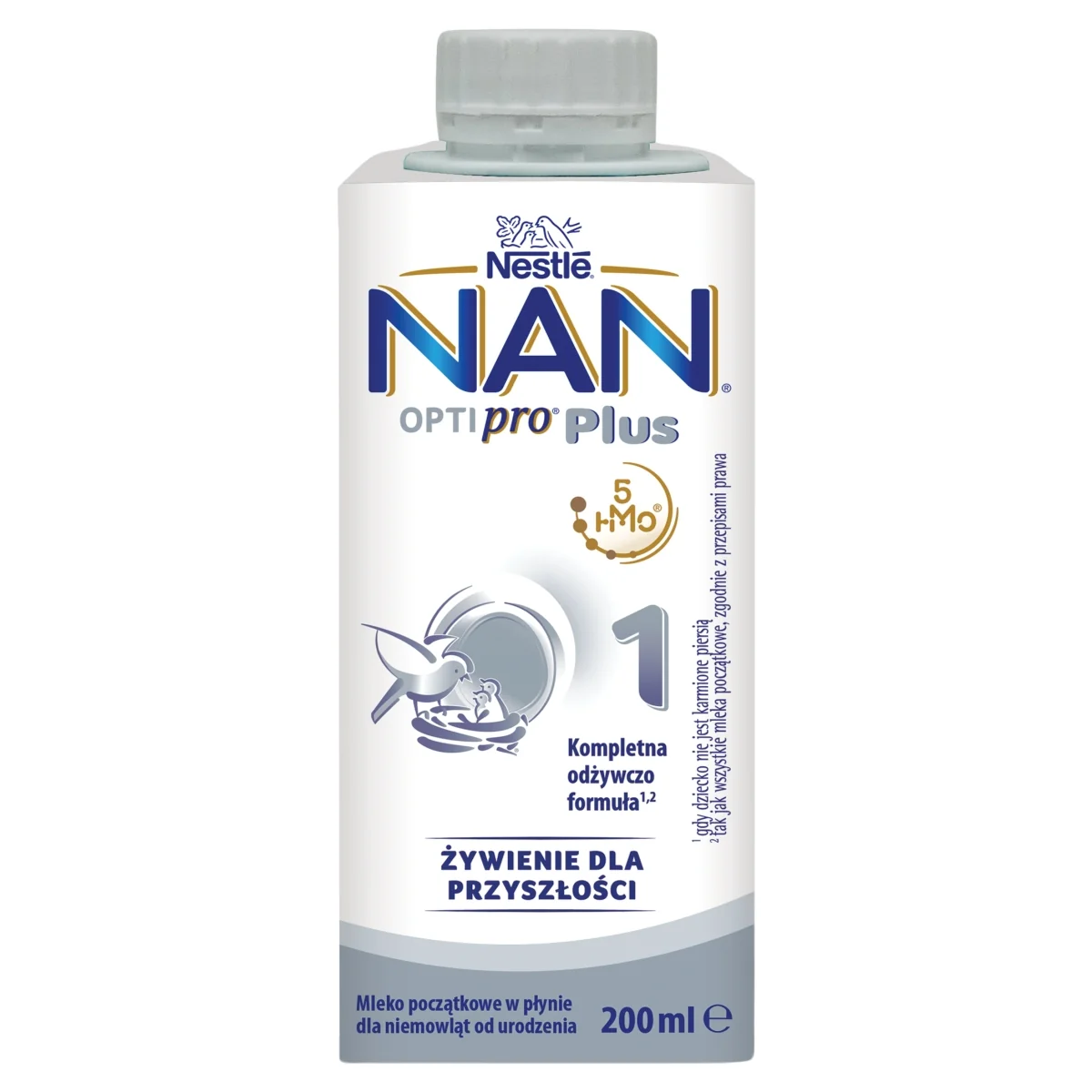 Nestle Nan Optipro Plus 1 HM-O mleko początkowe, 200 ml