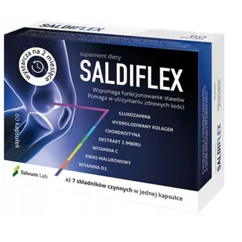 Saldiflex, suplement diety, 60 kapsułek 