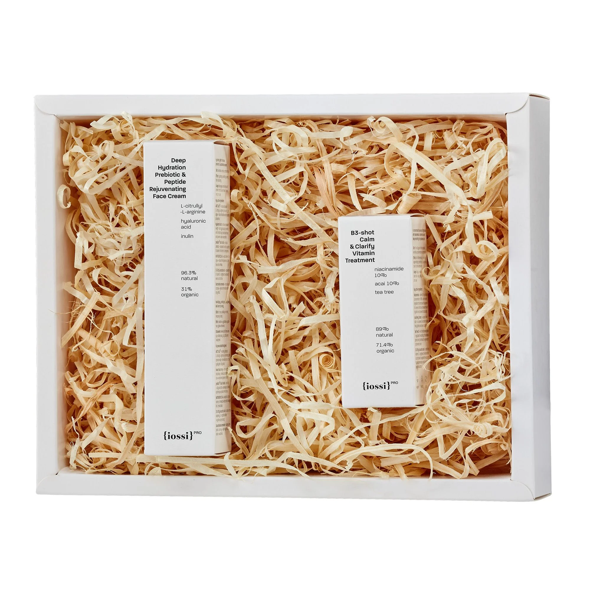Iossi Come Together Hydrating & Calming Set krem i serum do twarzy, 50 ml + 30 ml. Data ważności: 31.10.2026