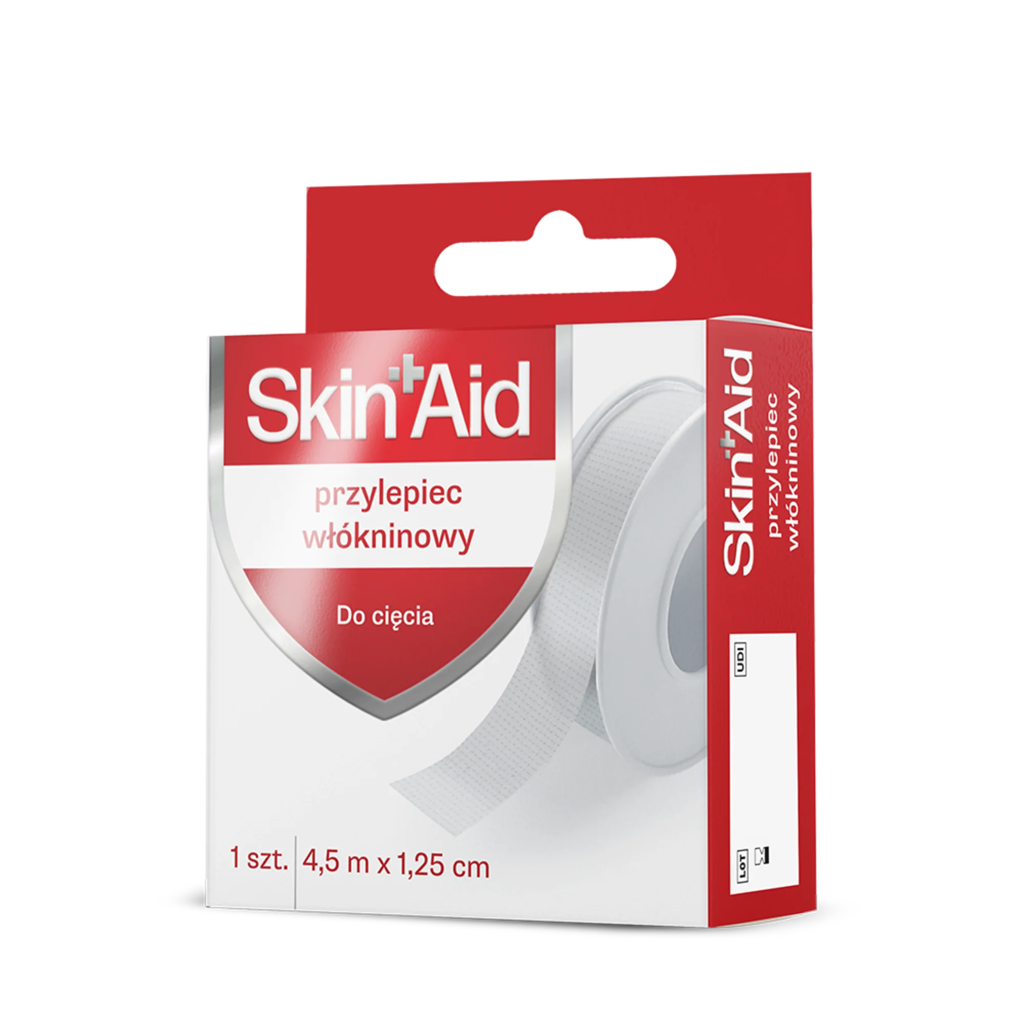 Skin Aid Przylepiec włókninowy 4,5 m x 1,25 cm, 1 sztuka