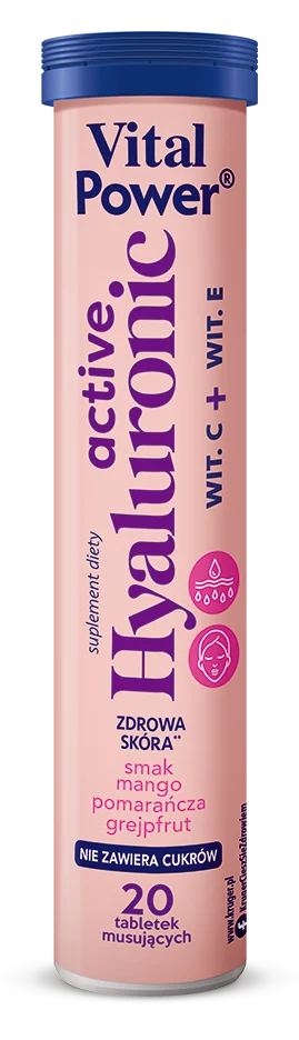 Vital Power Active Hyaluronic Witamina C i Witamina E 28 sztuk