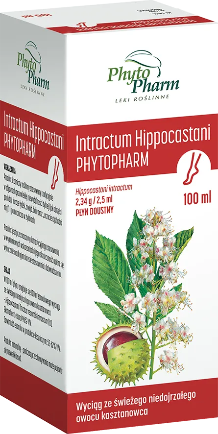 Intractum Hippocastani Phytopharm, 2,34 g/2,5 ml, płyn doustny, 100 ml