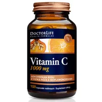 Doctor Life Vitamin C witamina C z dziką różą i bioflawonoidami, 100 kapsułek