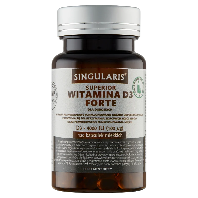 Singularis Superior Witamina D3 Forte 4000 IU 120 kapsułek
