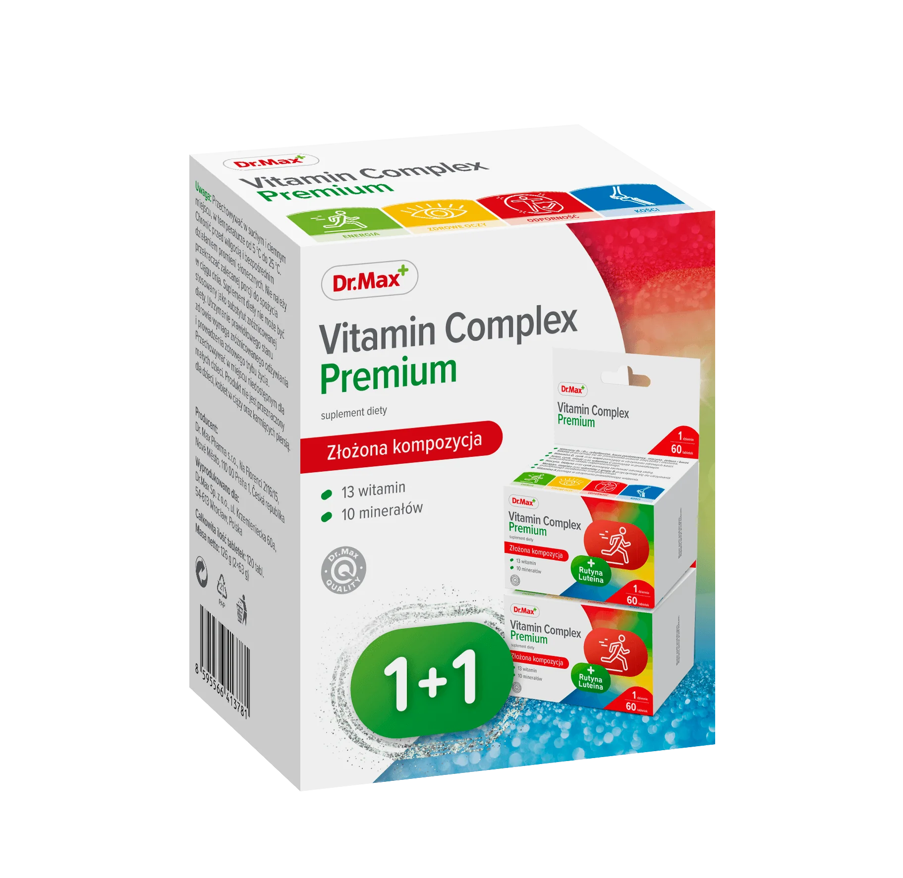 Vitamin Complex Premium Dr. Max, suplement diety, 2 x 60 tabletek 