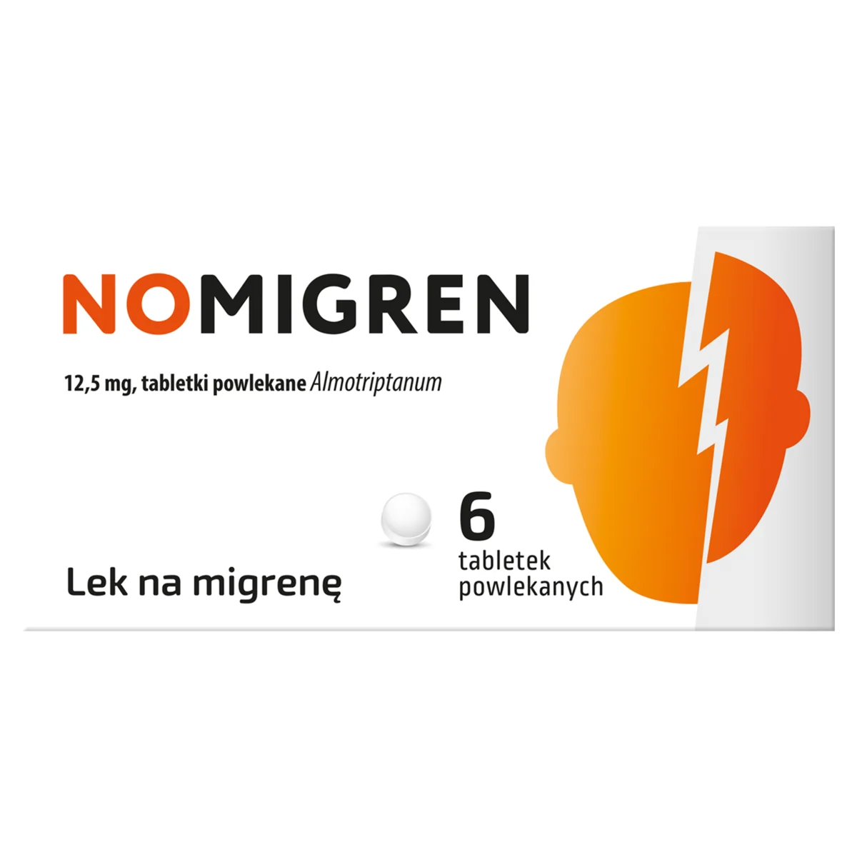 Nomigren 12,5mg 6 tabletek powlekanych