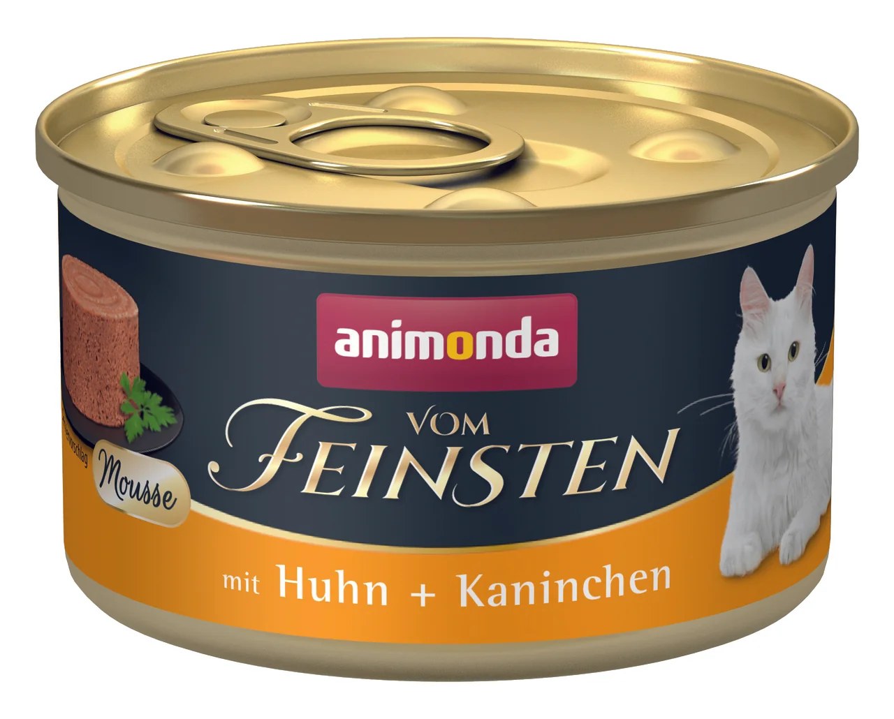 Animonda Vom Feinsten Mousse mus dla kotów z kurczakiem i królikiem, 85 g