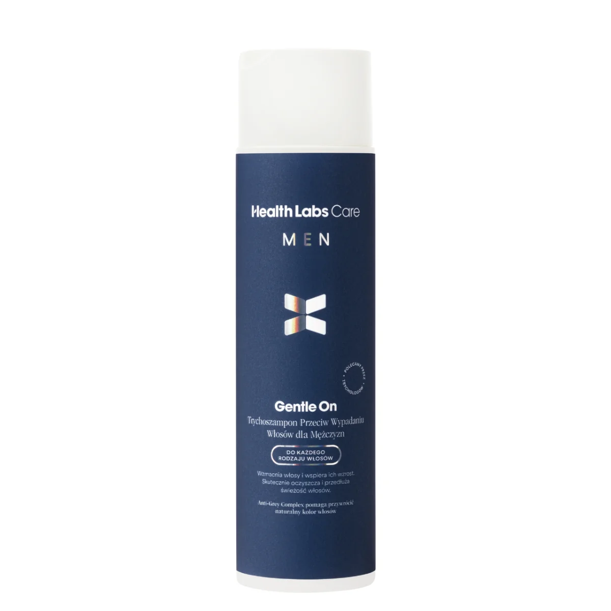 Health Labs Care Gentle On trychoszampon przeciw wypadaniu włosów dla mężczyzn, 250 ml
