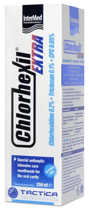 Chlorhexil Extra płyn do płukania jamy ustnej, 250 ml