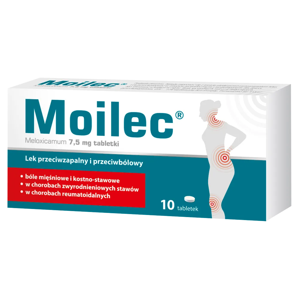 Moilec, 7,5 mg, 10 tabletek 