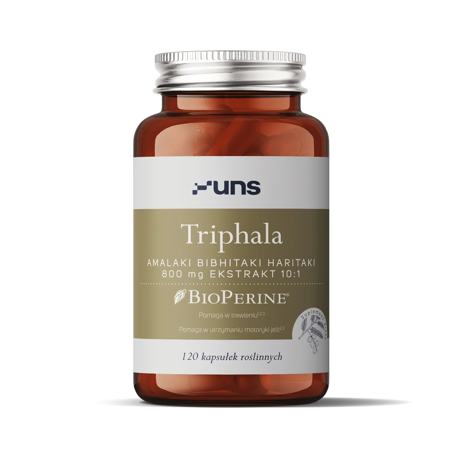 UNS Triphala + BioPerine® 120 wege kapsułek