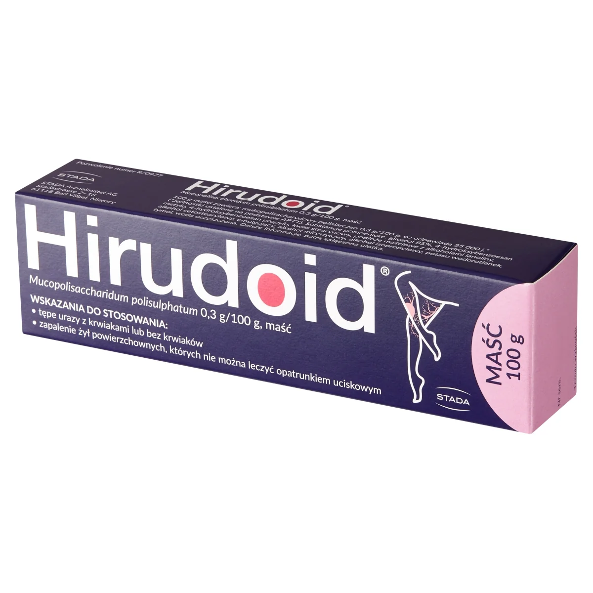 Hirudoid 0,3 g/100 g maść, 100 g