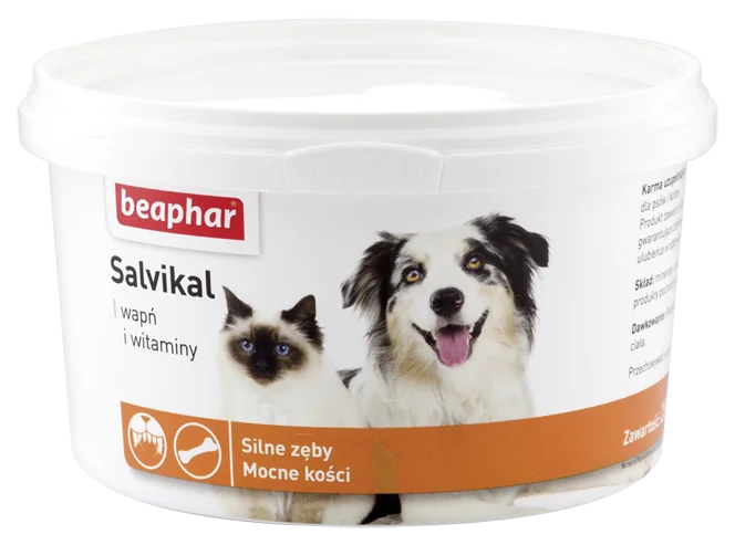 Beaphar Salvikal preparat mineralno-witaminowy dla psów i kotów, 250 g
