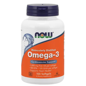 Now Foods Omega-3, suplement diety, 200 kapsułek 