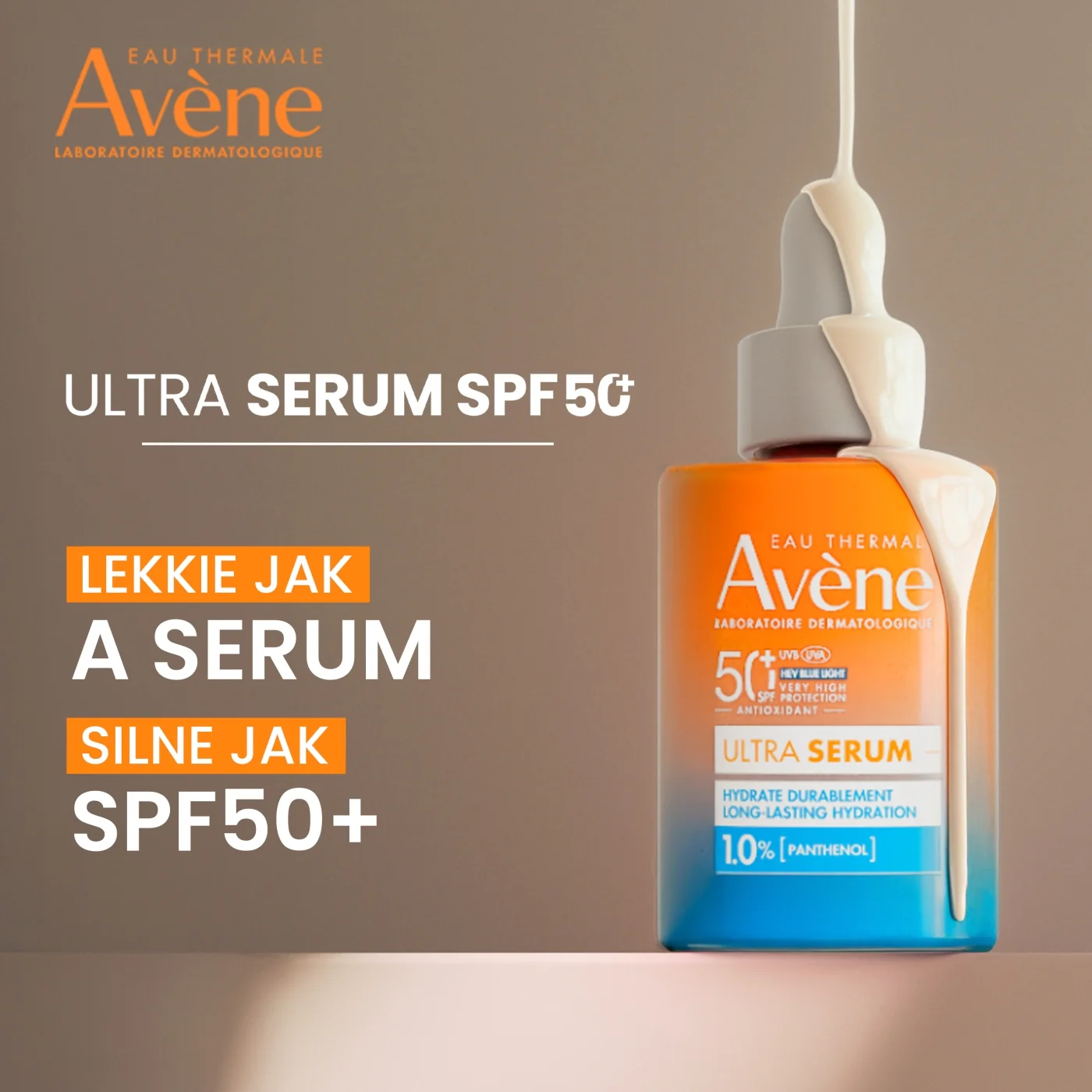 Avène Ultra Serum serum nawilżające z bardzo wysoką ochroną SPF 50+, 30 ml
