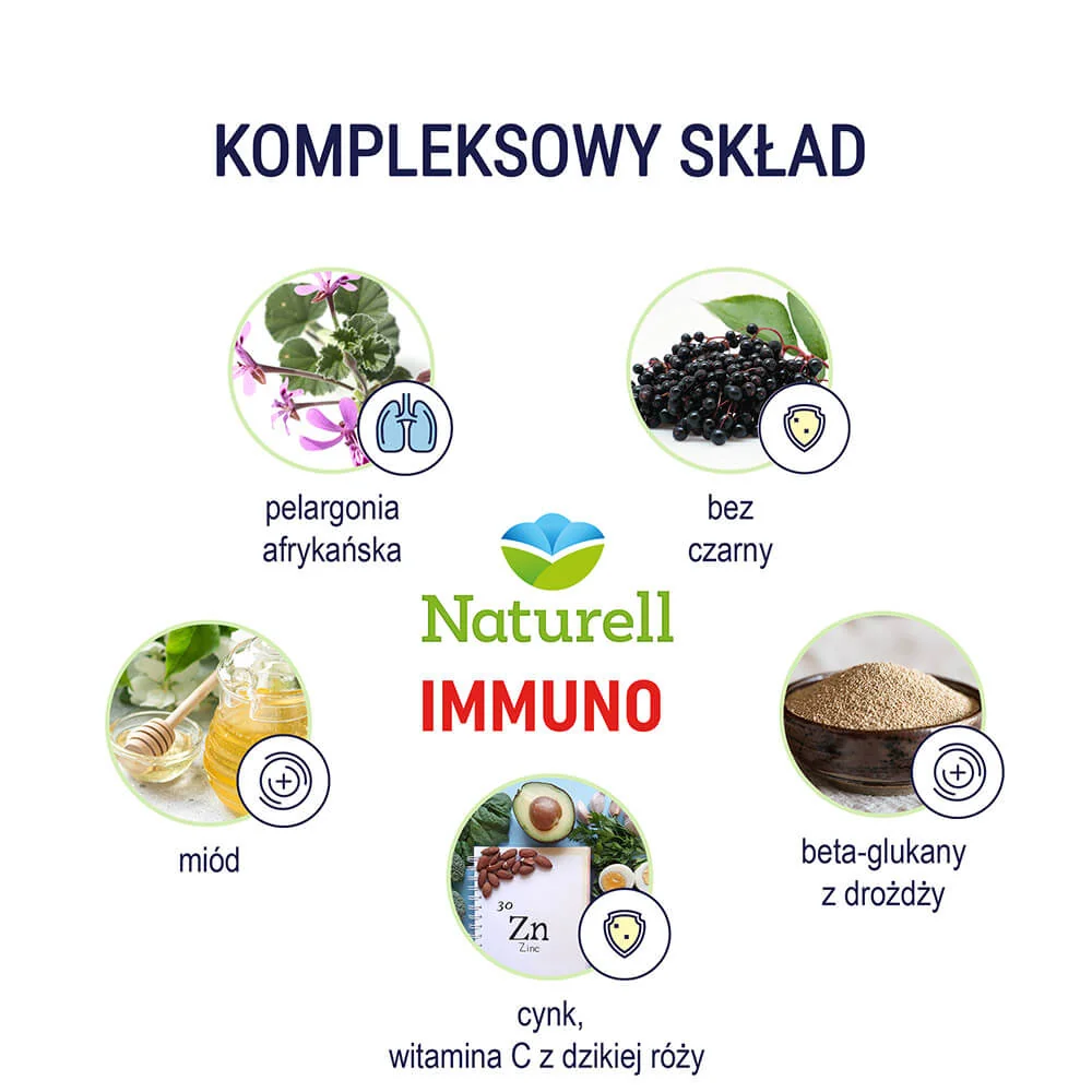 Naturell Immuno Kids suplement diety, 10 saszetek