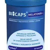 ForMeds Bicaps Melatonin +, suplement diety, 60 kapsułek