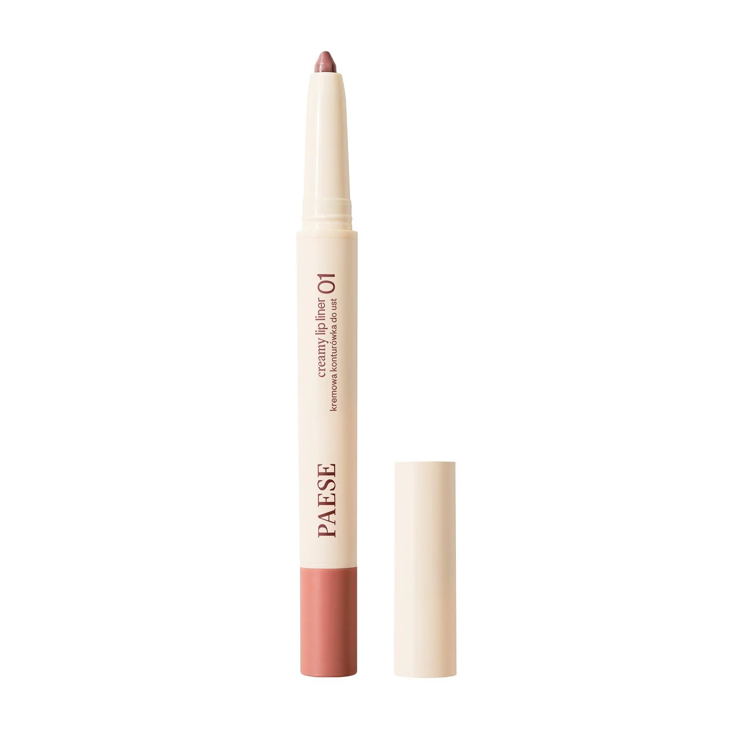 Paese Creamy Lip Liner kremowa konturówka do ust 01 Cute Nude, 0,6 g