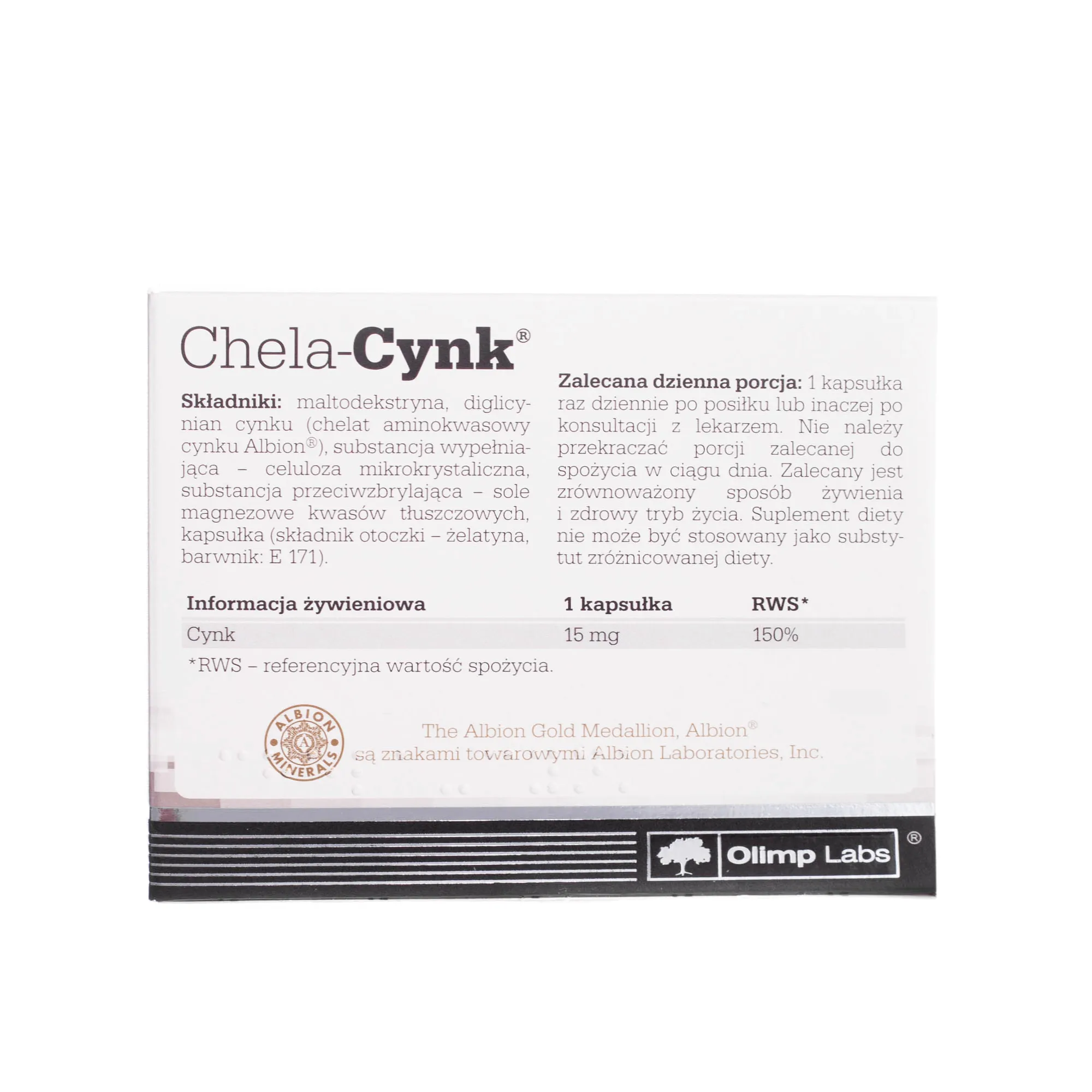 Olimp Chela-Cynk, suplement diety, 30 kapsułek 