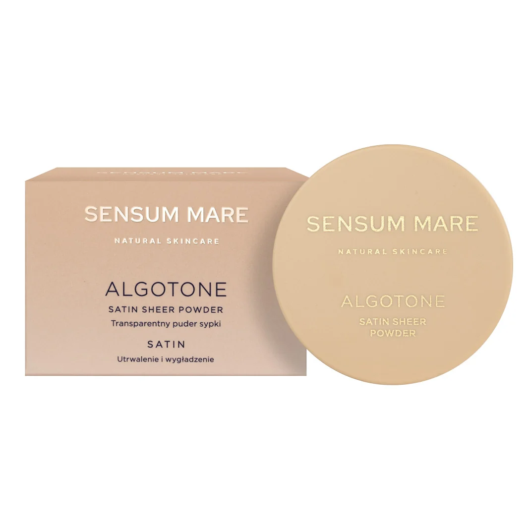 Sensum Mare Algotone transparentny puder sypki SATIN, 10 g