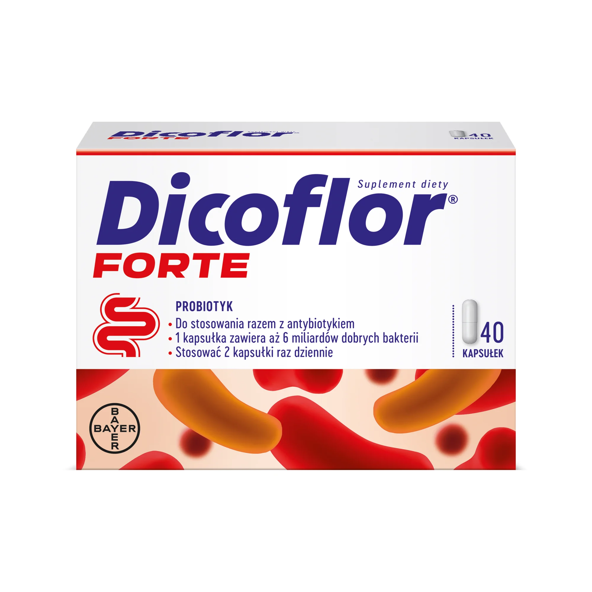 Dicoflor Forte 40 kapsułek