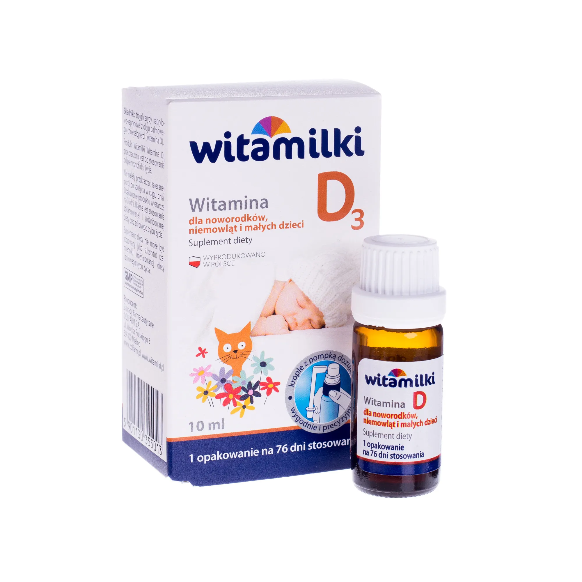 Witamilki Witamina D3, suplement diety, 10 ml