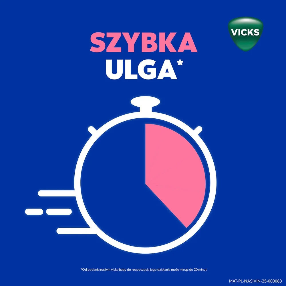 Nasivin Vicks Baby 1 mg/ml, krople do nosa, roztwór, 5 ml