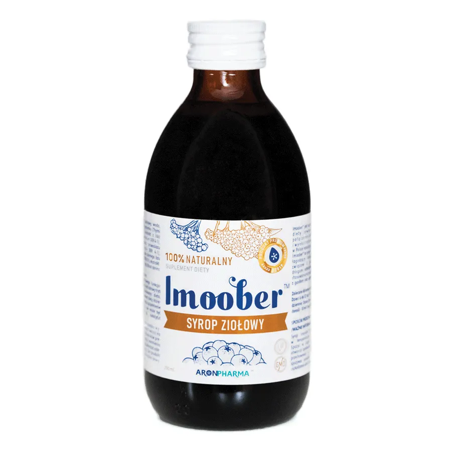 Imoober, suplement diety, syrop ziołowy, 250 ml