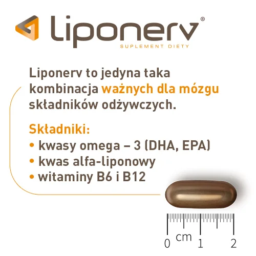 Liponerv suplement diety, 30 kapsułek