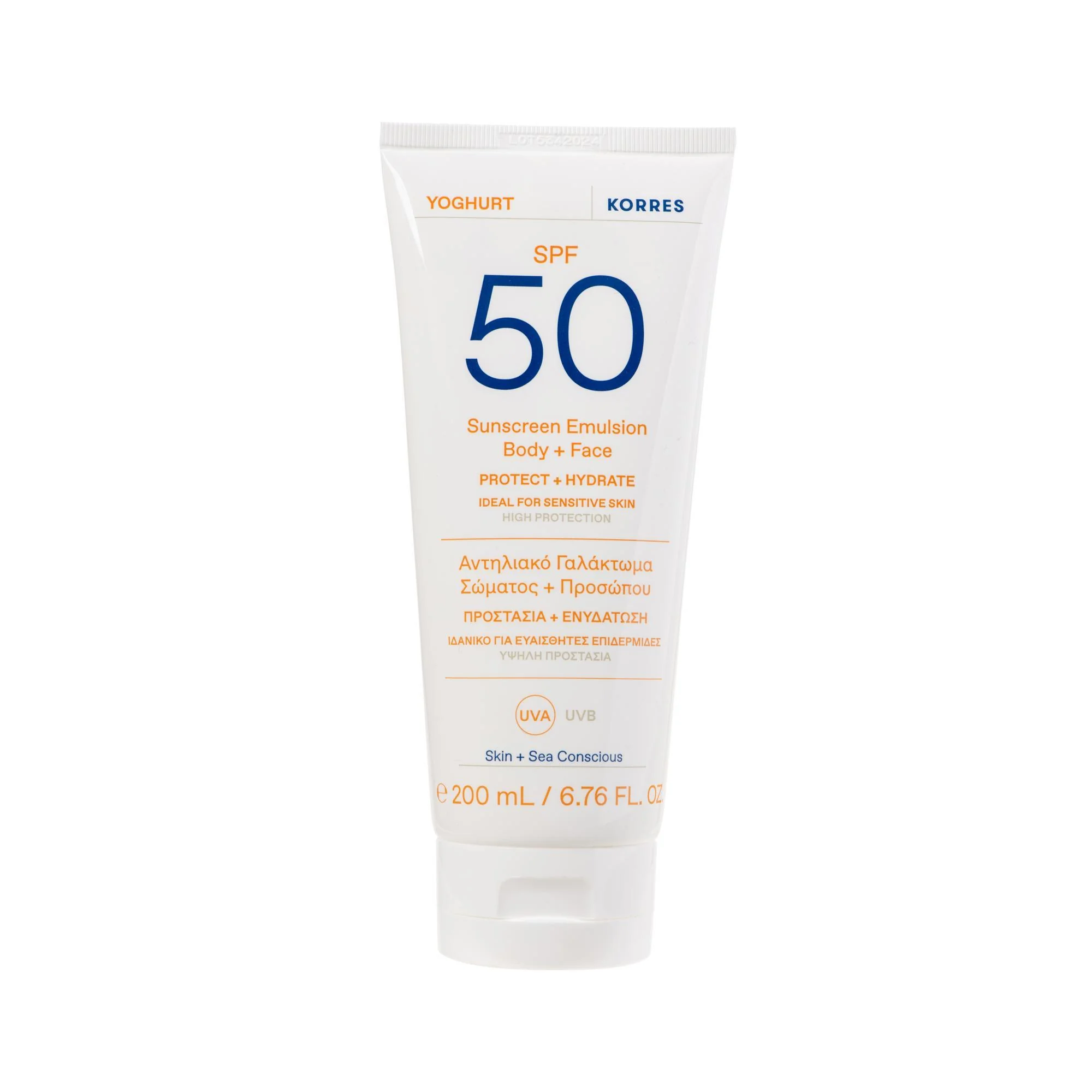 Korres Yoghurt emulsja do ciała i twarzy SPF 50, 200 ml