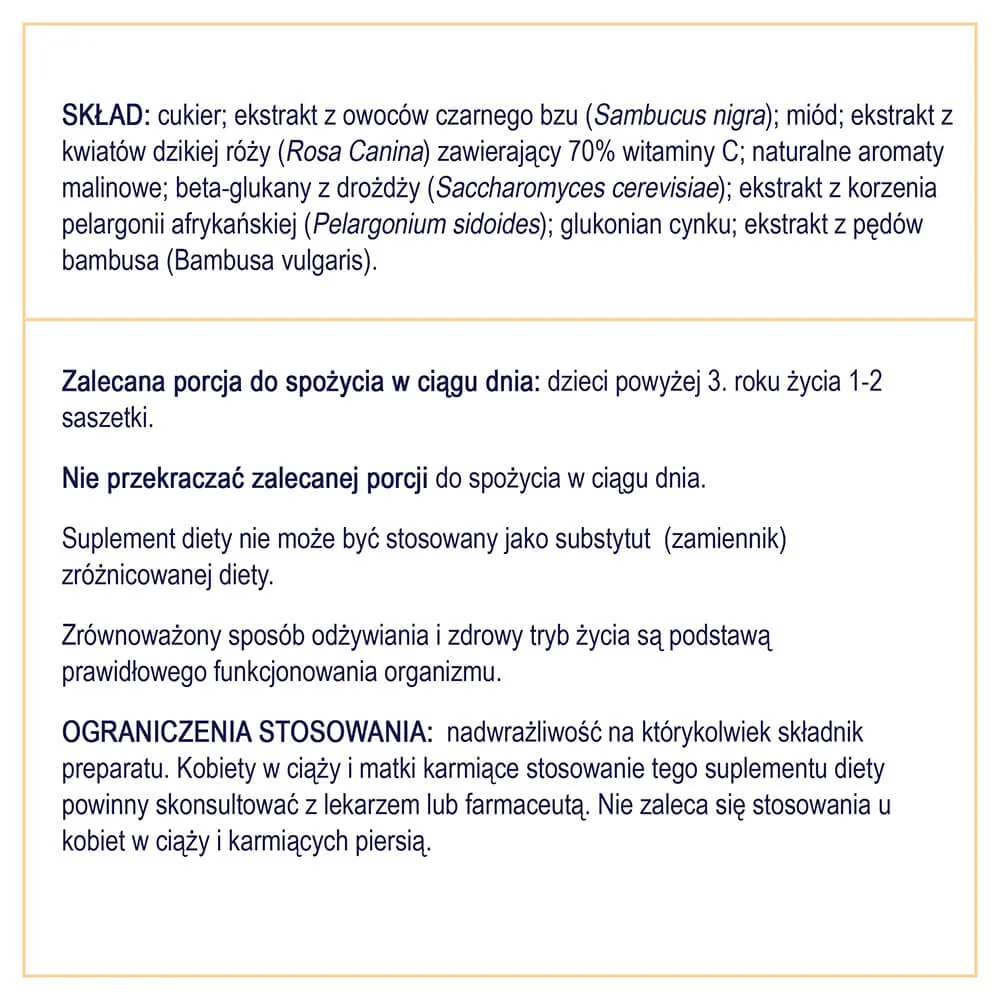 Naturell Immuno Kids suplement diety, 10 saszetek