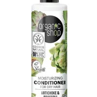 Organic Shop nawilżająca odżywka do włosów suchych Karczoch & Brokuł, 280 ml