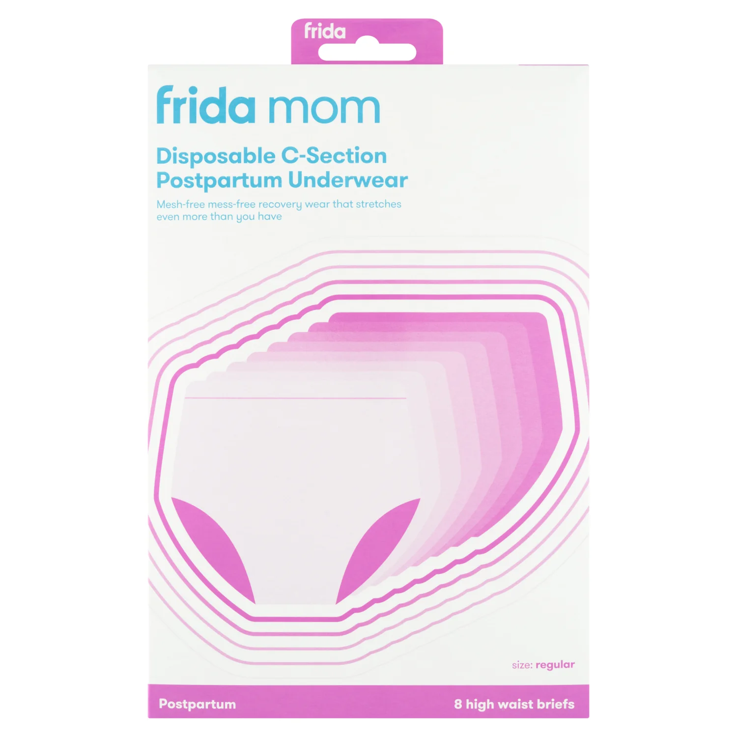 Frida Mom jednorazowa bielizna poporodowa z wysokim stanem, 8 szt.