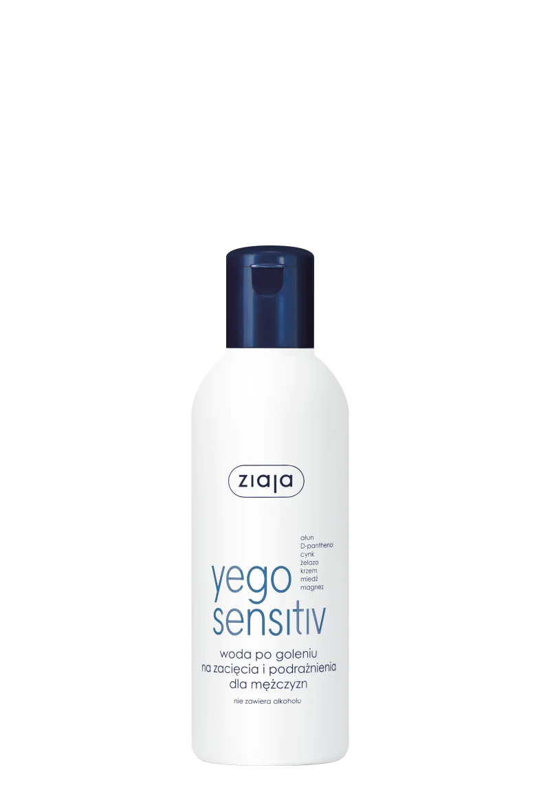 Ziaja Yego Sensitiv woda po goleniu dla mężczyzn na zacięcia, 200 ml