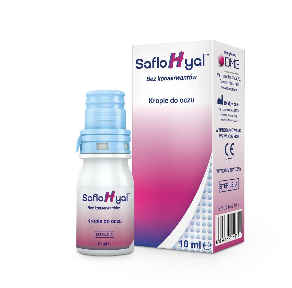 SafloHyal krople do oczu, 10 ml