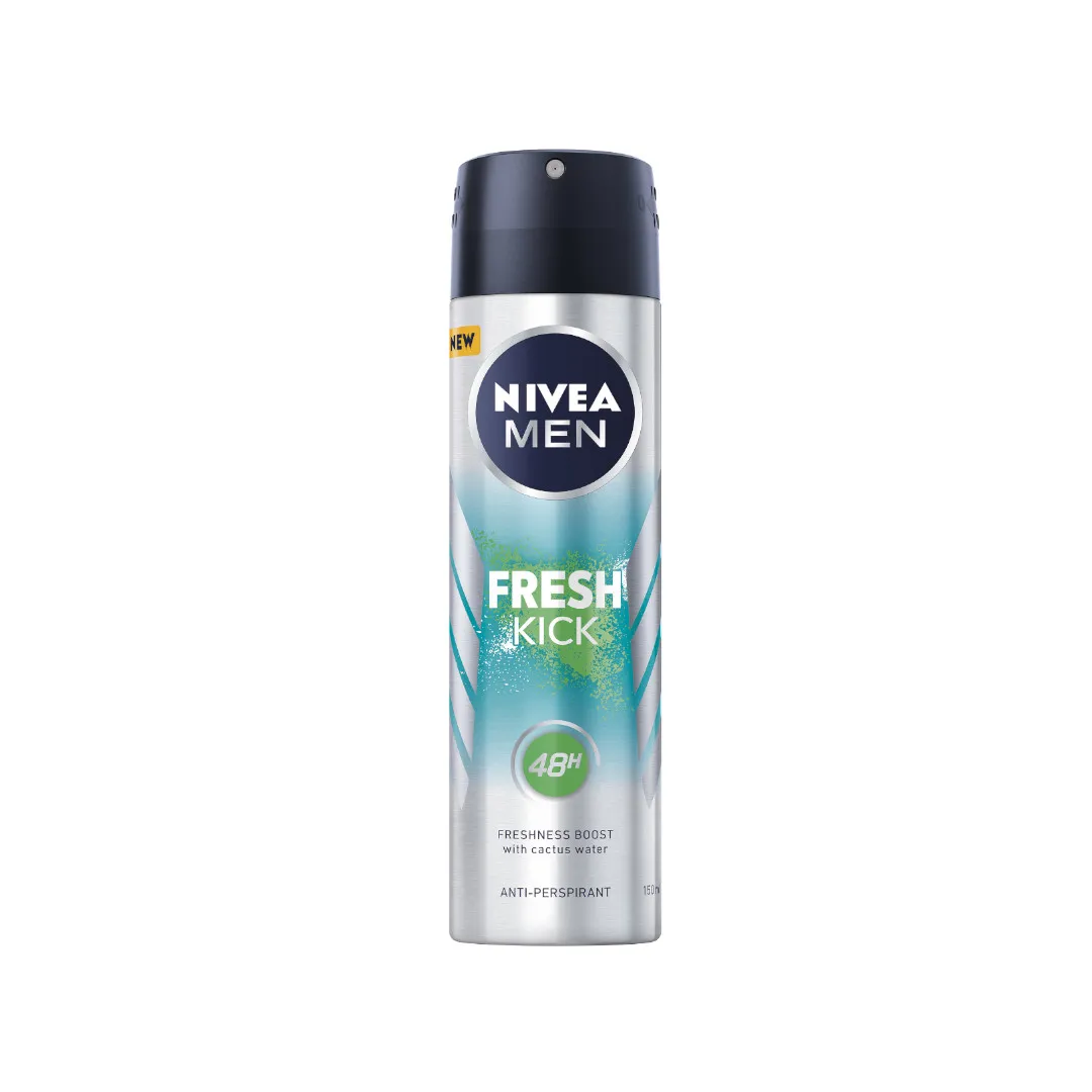 Nivea Men Fresh Kick antyperspriant w spray'u, 150 ml