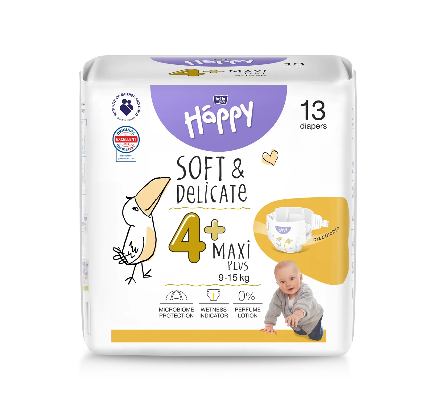 Bella Baby Happy Maxi Plus pieluszki 9-15 kg, 13 szt.