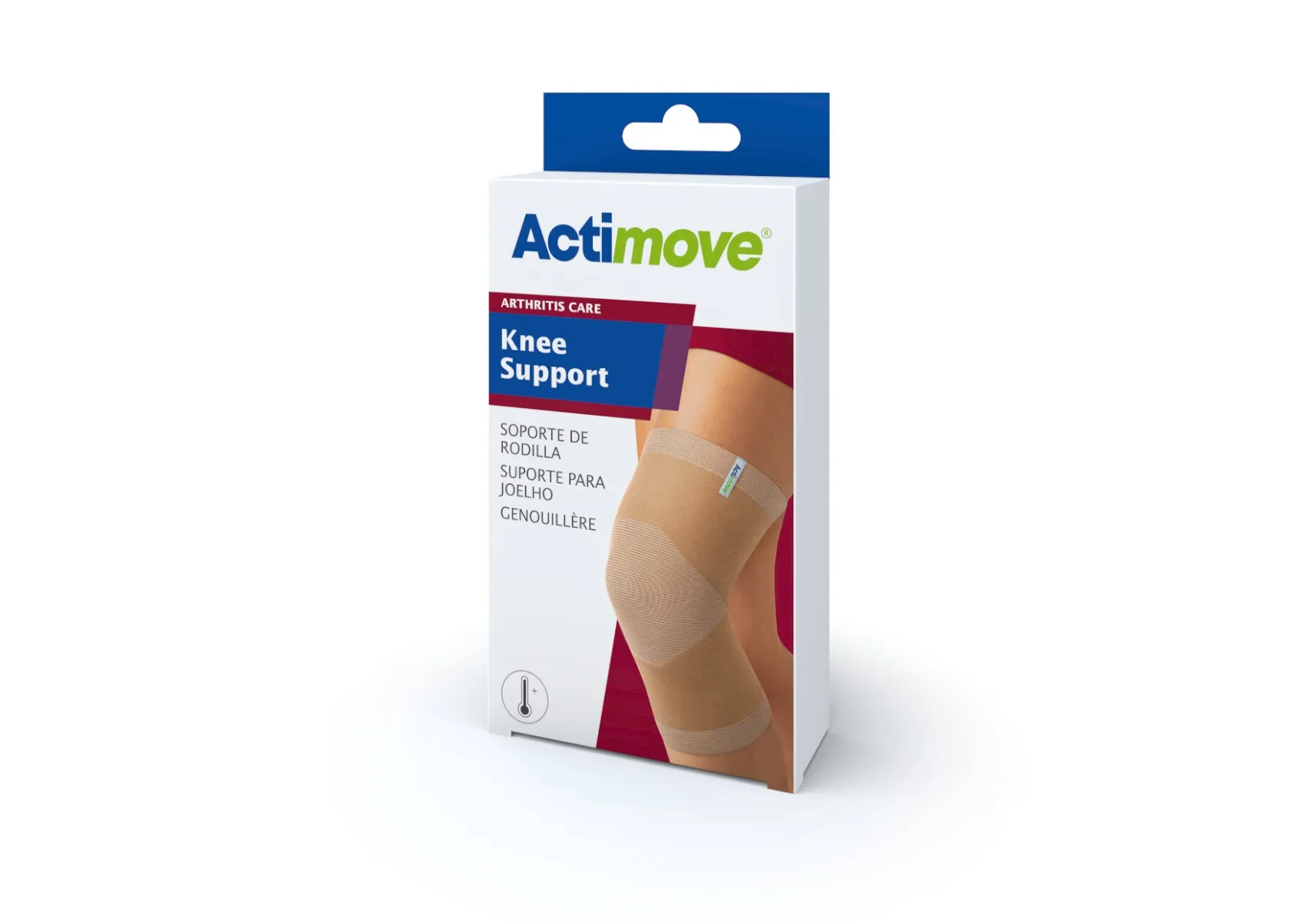 Actimove Arthritis Care Opaska stawu kolanowego dla osób z zapaleniem stawów, beżowa, S, 1 szt.
