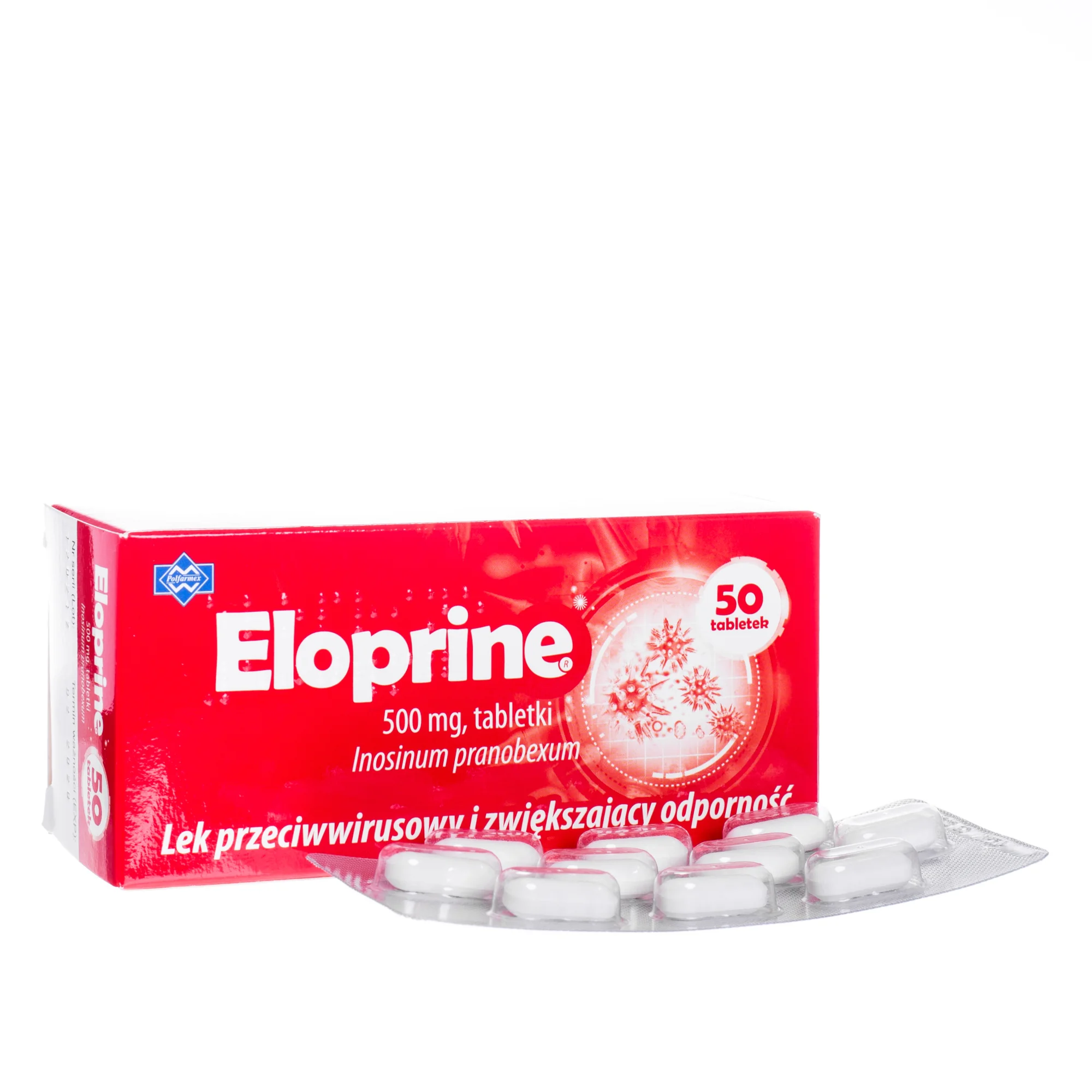 Elaprin Eloprine, 500 mg, 50 tabletek - cena, ulotka, działanie| drmax.pl | Dr. Max