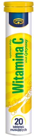 Krüger Vital Power Witamina C tabletki musujące, 84 g
